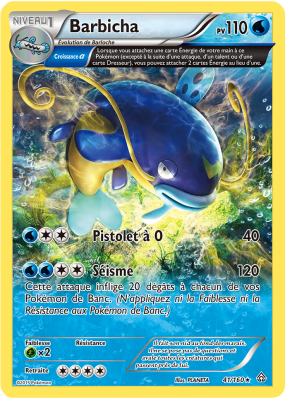 Carte Pokémon Barbicha 41/160 Rare Primo-Choc