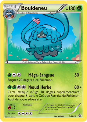 Carte Pokémon Bouldeneu 5/160 Rare Primo-Choc