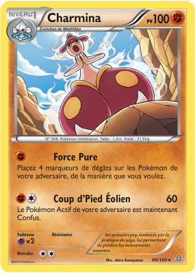 Carte Pokémon Charmina 80/160 Holographique Primo-Choc