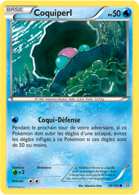 Carte Pokémon Coquiperl 49/160 Commune Primo-Choc