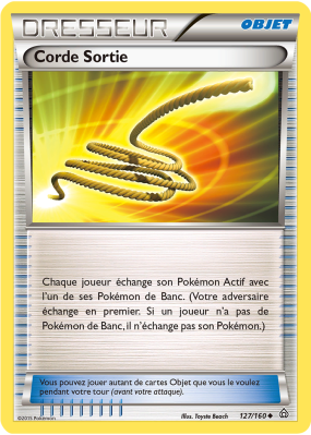 Carte Pokémon Corde Sortie 127/160 Peu commune Primo-Choc