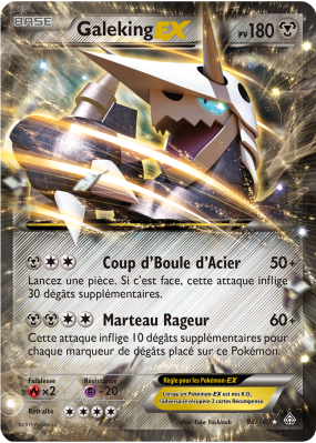 Carte Pokémon Galeking-EX 93/160 Ultra Rare Primo-Choc