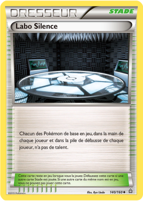 Carte Pokémon Labo Silence 140/160 Peu commune Primo-Choc