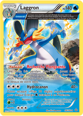 Carte Pokémon Laggron 36/160 Holographique Primo-Choc