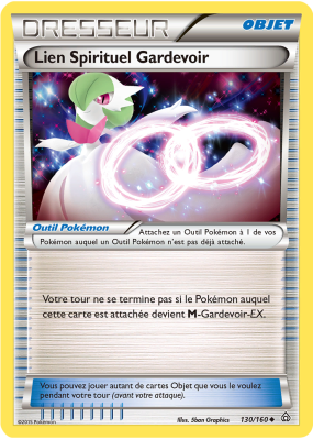 Carte Pokémon Lien Spirituel Gardevoir 130/160 Peu commune Primo-Choc
