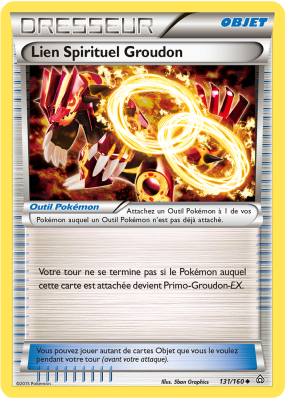 Carte Pokémon Lien Spirituel Groudon 131/160 Peu commune Primo-Choc