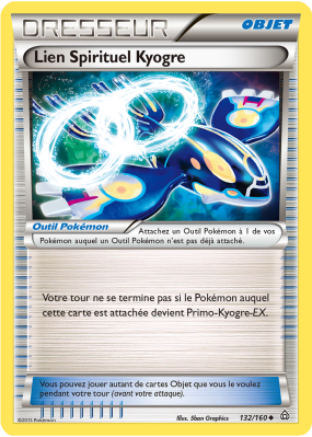 Carte Pokémon Lien Spirituel Kyogre 132/160 Peu commune Primo-Choc