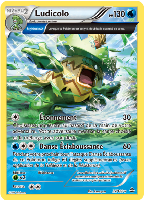Carte Pokémon Ludicolo 37/160 Rare Primo-Choc