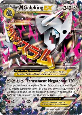 Carte Pokémon M-Galeking-EX 94/160 Ultra Rare Primo-Choc
