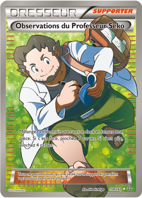 Carte Pokémon Observations du Professeur Seko 159/160 Peu commune Primo-Choc