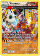 Carte Pokémon Rhinastoc 77/160 Holographique Primo-Choc