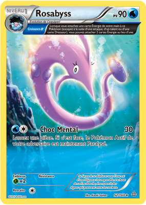 Carte Pokémon Rosabyss 52/160 Rare Primo-Choc