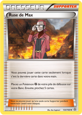 Carte Pokémon Ruse de Max 133/160 Peu commune Primo-Choc
