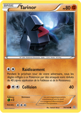 Carte Pokémon Tarinor 78/160 Commune Primo-Choc