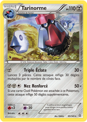 Carte Pokémon Tarinorme 95/160 Rare Primo-Choc