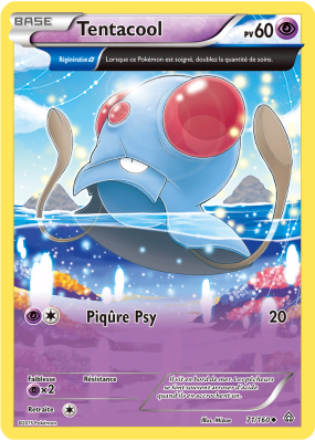 Carte Pokémon Tentacool 71/160 Peu commune Primo-Choc