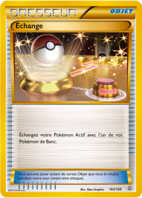 Carte Pokémon Échange 163/160 Ultra Rare Primo-Choc