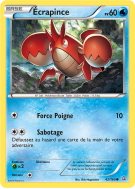 Carte Pokémon Écrapince 42/160 Commune Primo-Choc