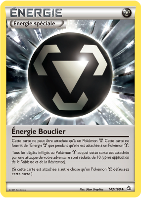 Carte Pokémon Énergie Bouclier 143/160 Peu commune Primo-Choc