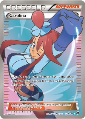 Carte Pokémon Carolina 122/122 Ultra Rare Rupture TURBO