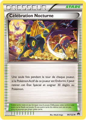 Carte Pokémon Célébration Nocturne 96/122 Peu commune Rupture TURBO