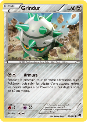 Carte Pokémon Grindur 79/122 Commune Rupture TURBO