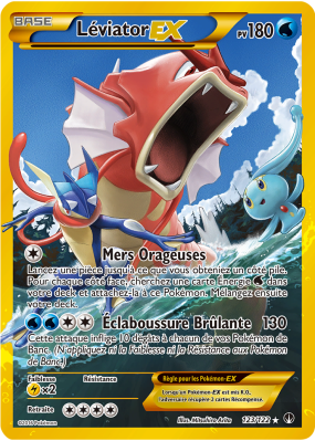Carte Pokémon Léviator-EX 123/122 Ultra Rare Rupture TURBO
