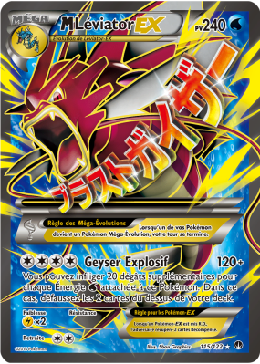 Carte Pokémon M-Léviator-EX 115/122 Ultra Rare Rupture TURBO