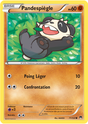 Carte Pokémon Pandespiègle 71/122 Commune Rupture TURBO