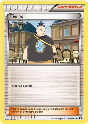 Carte Pokémon Tierno 112/122 Peu commune Rupture TURBO