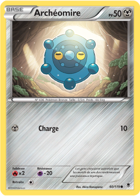 Carte Pokémon Archéomire 60/119 Commune Vigueur Spectrale