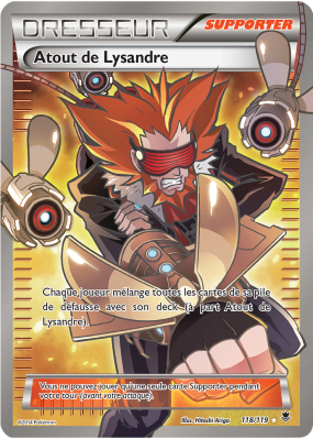 Carte Pokémon Atout de Lysandre 118/119 Ultra Rare Vigueur Spectrale