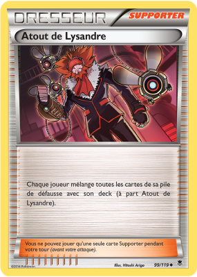 Carte Pokémon Atout de Lysandre 99/119 Peu commune Vigueur Spectrale