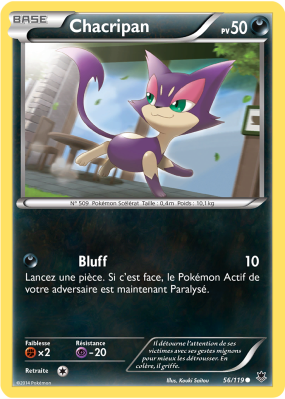 Carte Pokémon Chacripan 56/119 Commune Vigueur Spectrale