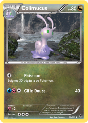 Carte Pokémon Colimucus 76/1119 Peu commune Vigueur Spectrale