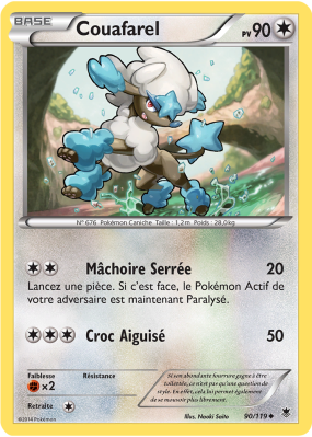 Carte Pokémon Couafarel 90/119 Peu commune Vigueur Spectrale