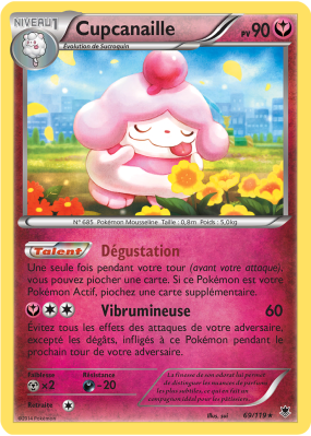 Carte Pokémon Cupcanaille 69/119 Holographique Vigueur Spectrale