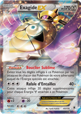 Carte Pokémon Exagide-EX 65/119 Ultra Rare Vigueur Spectrale