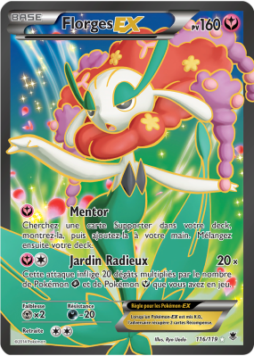 Carte Pokémon Florges-EX 116/119 Ultra Rare Vigueur Spectrale