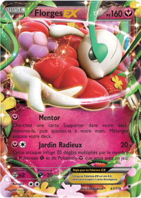 Carte Pokémon Florges-EX 67/119 Ultra Rare Vigueur Spectrale