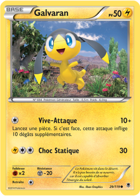 Carte Pokémon Galvaran 29/119 Commune Vigueur Spectrale