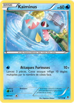 Carte Pokémon Kaiminus 15/119 Commune Vigueur Spectrale