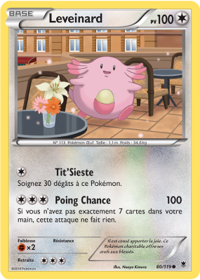 Carte Pokémon Leveinard 80/119 Commune Vigueur Spectrale