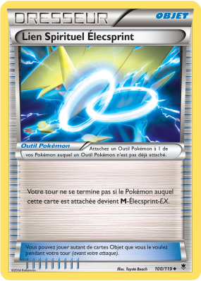 Carte Pokémon Lien Spirituel Élecsprint 100/119 Peu commune Vigueur Spectrale