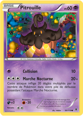 Carte Pokémon Pitrouille 44/119 Commune Vigueur Spectrale