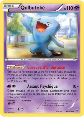 Carte Pokémon Qulbutoké 36/119 Peu commune Vigueur Spectrale