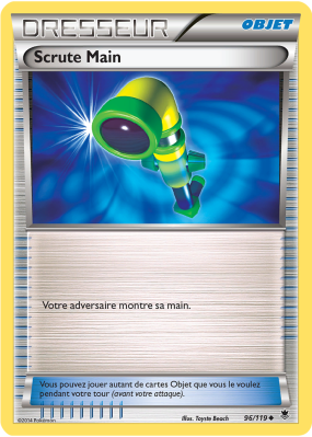Carte Pokémon Scrute Main 96/119 Peu commune Vigueur Spectrale