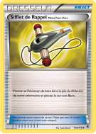 Carte Pokémon Sifflet de Rappel Matos Team Flare 106/119 Peu commune Vigueur Spectrale