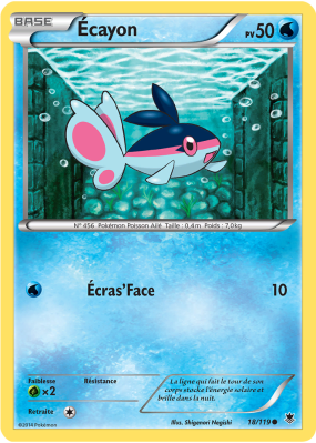 Carte Pokémon Écayon 18/119 Commune Vigueur Spectrale