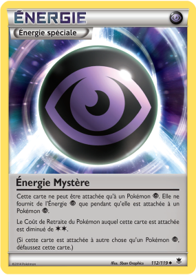 Carte Pokémon Énergie Mystère 112/119 Peu commune Vigueur Spectrale